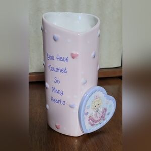 Precious Moments Heart-Shaped Ceramic Piece (113)